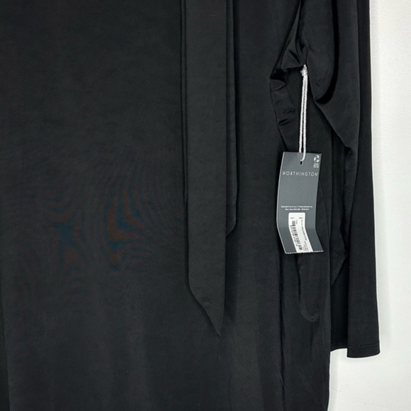 Worthington Mockneck Bow Tie Top Size XXL‎ NWT - Picture 2 of 4